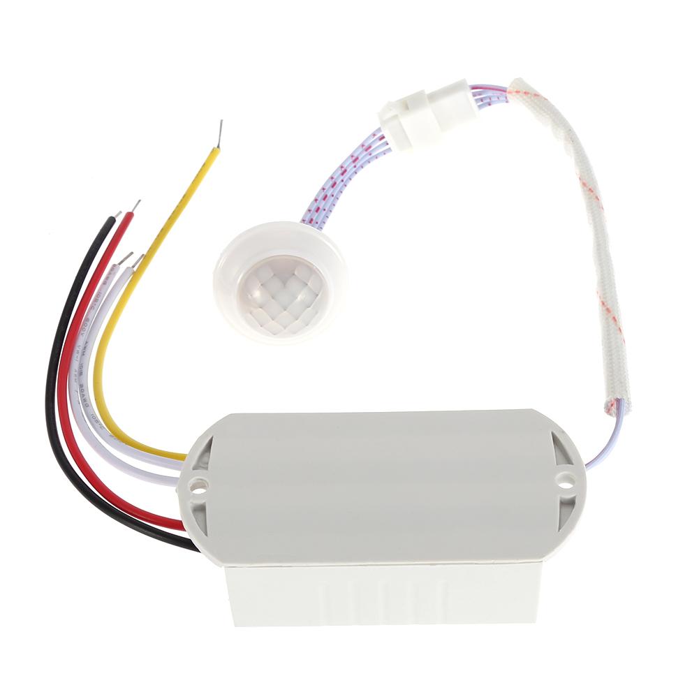220V Mini Adjustable Infrared Sensor Human Body Induction Switch for Light Lamp
