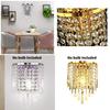 Modern Crystal Wall Lamp With Led Lighting For Home Bedroom And Bedside Use