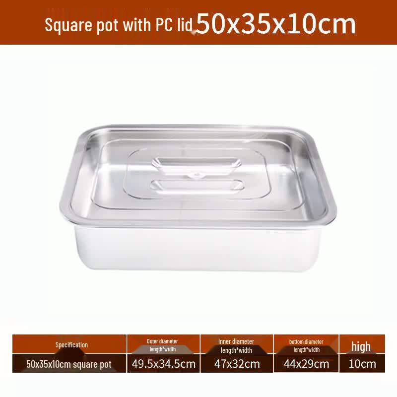 Stainless Steel Food Container with Transparent Lid