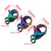 20pcs 100pcs 9-15mm Multi Color Lobster Clasps Stainless Steel Claw Chain Connectors for Bracelets Necklaces DIY Jewelry Making
