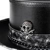 Neuer Trendiger Pestdoktorhut Leder Steampunk Zylinder für Halloween Kostüm Erwachsene Requisiten Cosplay Zubehör Nachtclub Party Geschenk