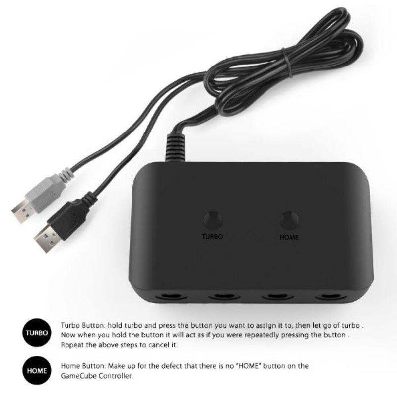 GC To WIIU / PC / Switch 3 In 1 Converter NGC Conversion Box Serial Send Plug and Play Without Driver