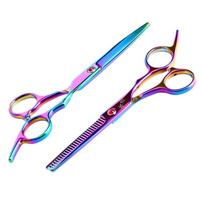1 Stücke 6,0 Zoll Professionelles Haarschneide- und Ausdünnungs-Styling-Werkzeug Japan Friseurscheren-Set Friseursalonscheren