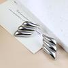 2024 European Style Gold Plated Stainless Steel Wing Earrings