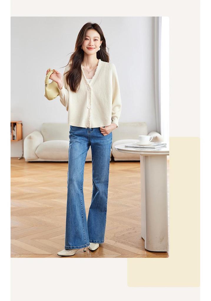 Women's Bat Sleeve Tassel Knit Cardigan - Spring & Autumn Short Shawl