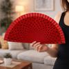Vintage Flamenco Spanish Folding Fan Wood Handle Decorative Fan Dancing Fan  Filming Props