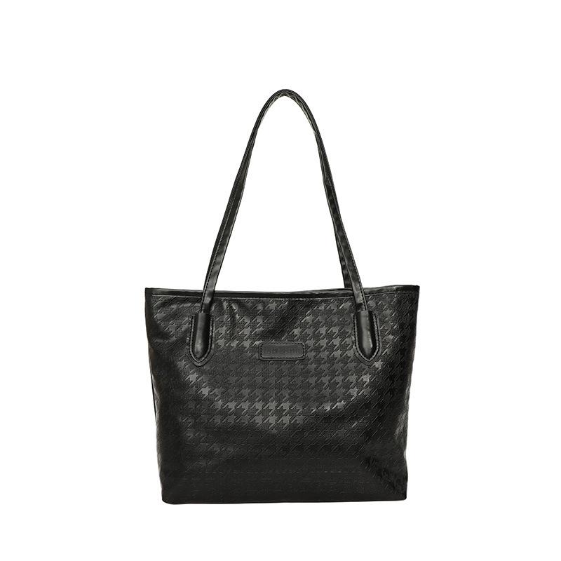 Texture College Students Commuting Tote Bag for Class Large-capacity Bag Women's Travel New Casual Work Shoulder Bag