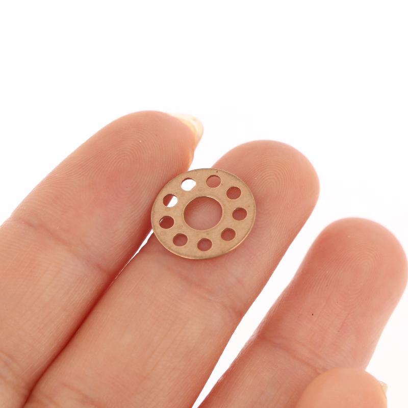 10Pcs 14X5.2X0.5Mm Brass Washers Gasket Storage Oil Brass Washer 10X5.2X0.5Mm Folding Knife Accessories 12X5.2X0.5Mm