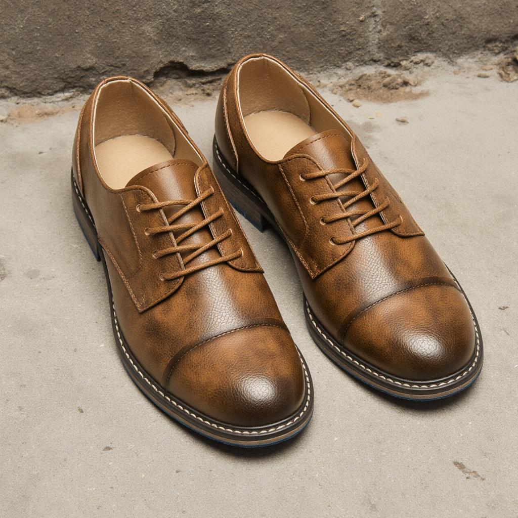 Men Shoes Fashion Comfortable 2026 Brand Men Derby Shoes