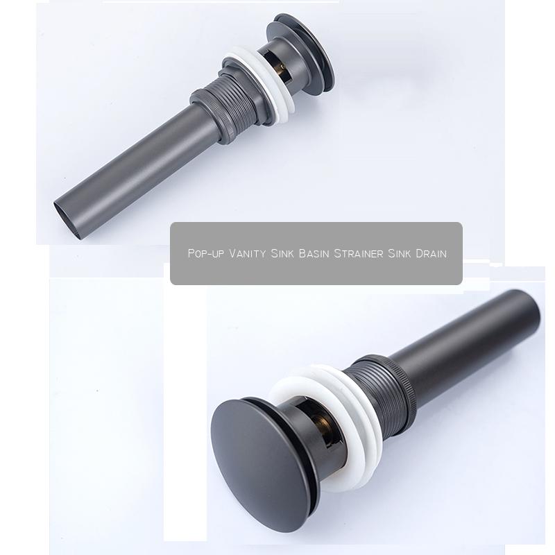 Pop-up Vanity Sink Basin Strainer Sink Drain