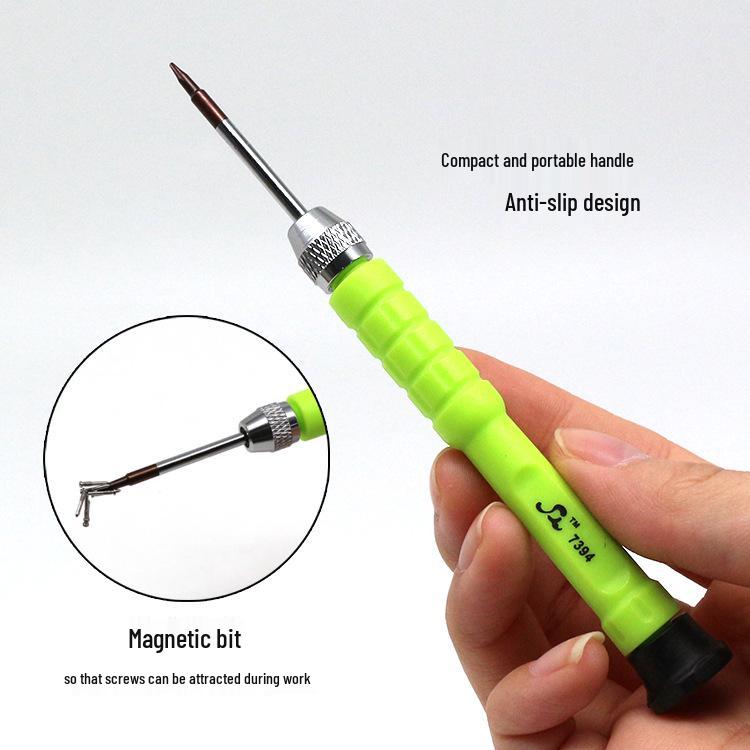 Six-in-One Double-Ended Precision Magnetic Screwdriver for Electronics Repair