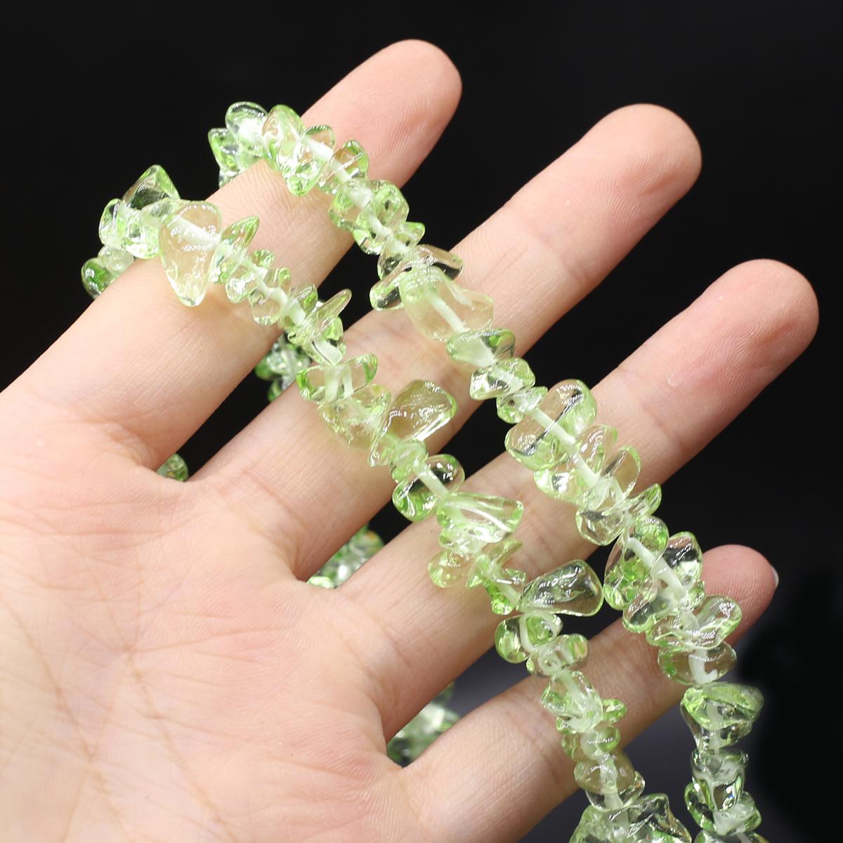 

Бусины из натурального камня, добавляющие цвет, гравийные бусины для изготовления ювелирных изделий, ожерелье, серьги, браслет, аксессуар, длина 80 см 7mm