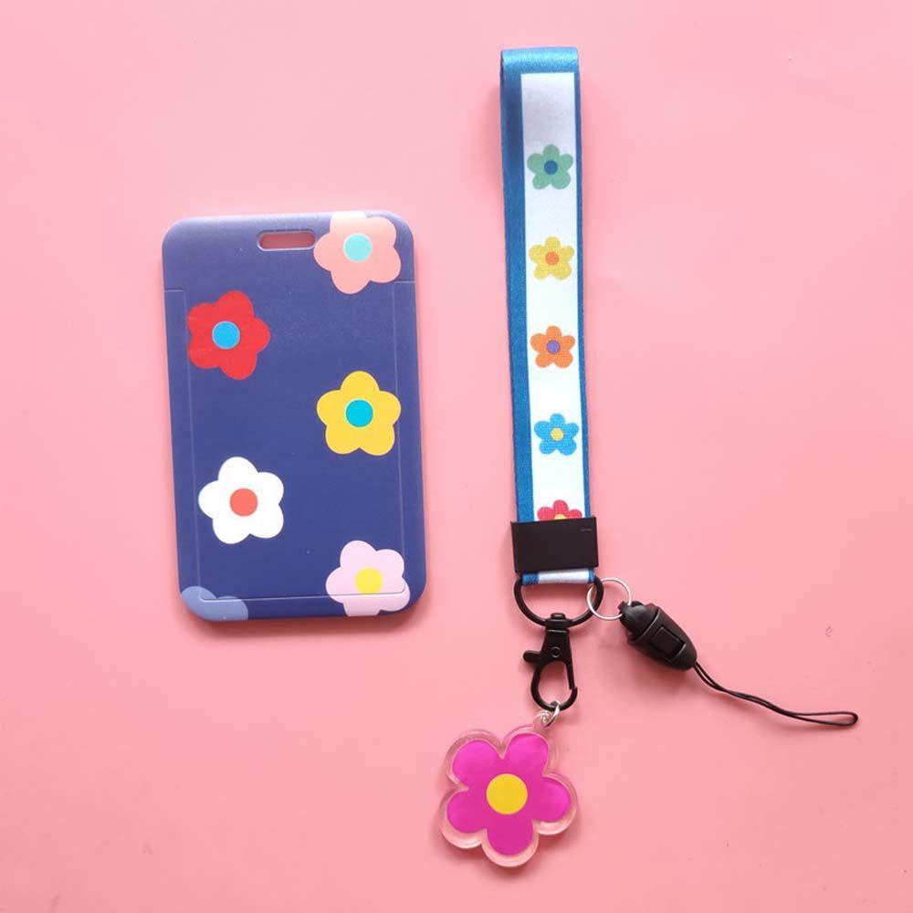 ID Card Cover Keychain Business Card Lanyard Bus Card Case Card Holder Work Card Bag Badge Holder