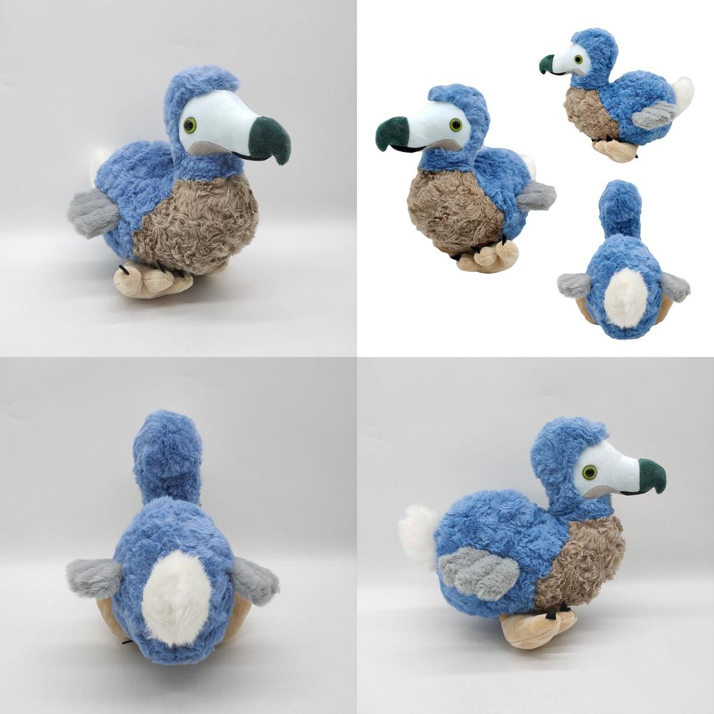 Adorable 7.8in Dodo Plush Toy Blue Bird Soft Animal Doll For Child Xmas Gift Home Decor