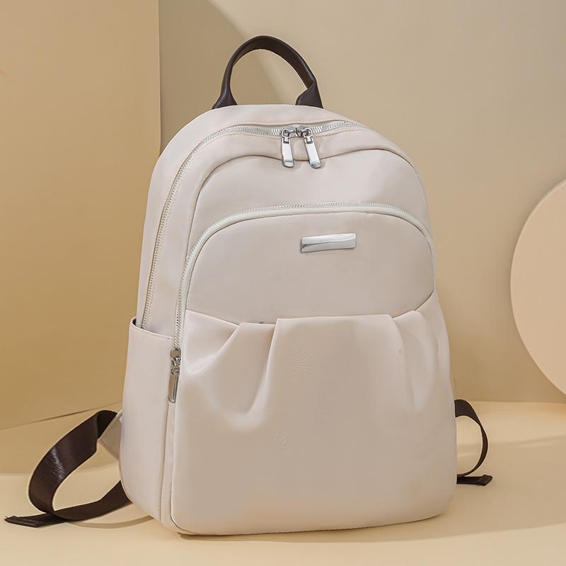 Ice Charm Backpack Women's Style New Women's Leisure Travel Backpack Lightweight Nylon Simple Versatile Bag