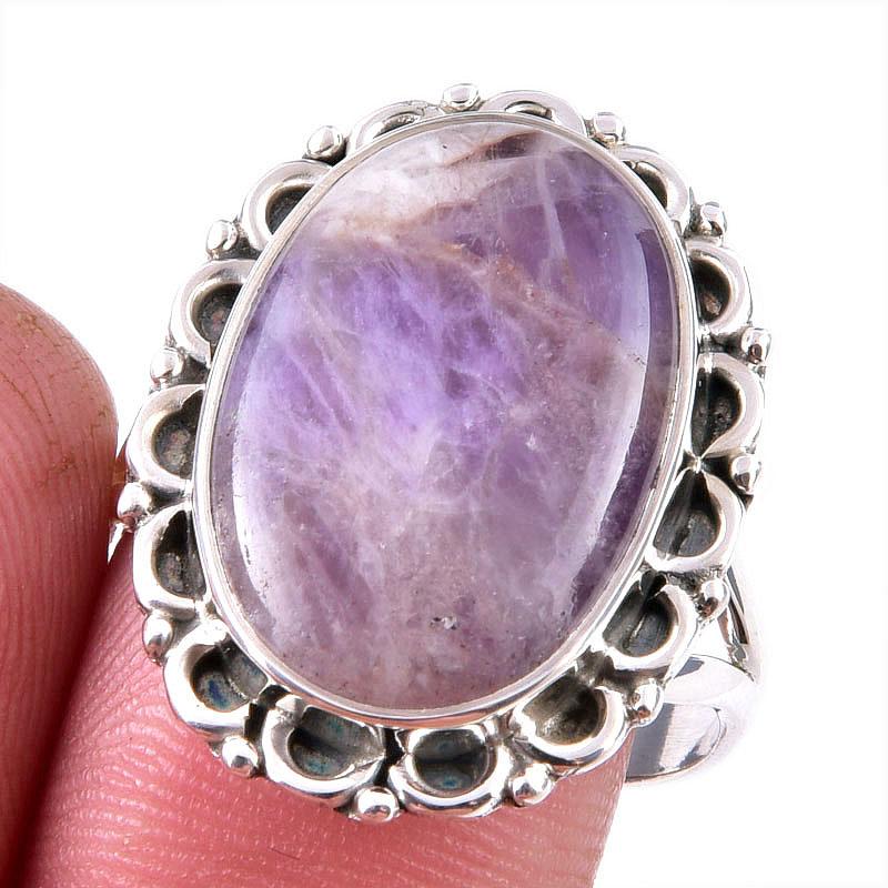 

Ювелирное кольцо из чистого серебра 925 пробы с натуральным камнем Тиффани S.10 q1s03