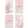 Artoid Mode Flower Cherry Blossoms Vase Hello Spring Kitchen Towels Dish Towels, 18x26 Inch Seasonal Sweet Home Decoration Hand Towels Set of 4