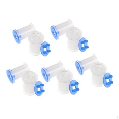 Kit di bobine per bobina per legatura di mosche da 10 pezzi Kit di attrezzi per bobine di filo standard Forniture portatili vuote