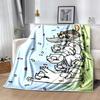 Simon's Cat Flannel Blanket Soft Warm All-Season Throw, Design for Camping, Car Travel, Hiking Sofa, Bed, Office Perfect Gift for Parties