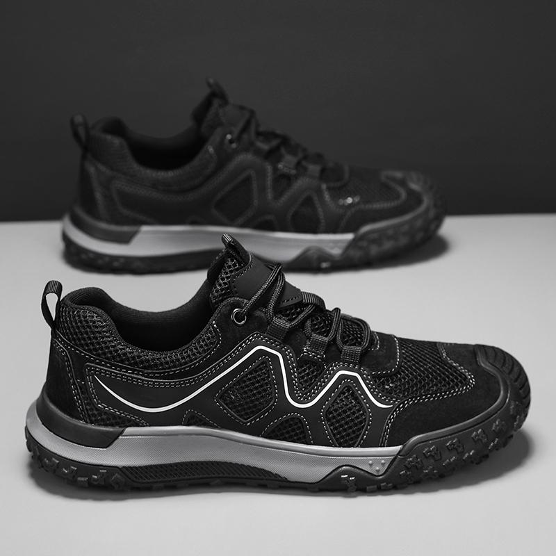 Breathable Men Casual Shoes Lightweight Outdoor Male Walking Shoes Anti-slip Men's Sneakers Hollow Out Treking Footwear Trainers