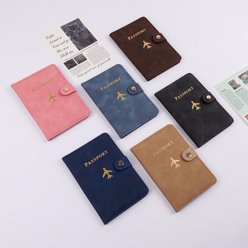 New PU Passport Holder Ticket Passport Covers Travel Passport Protective Cover ID Credit Card Holder Travel Accessories
