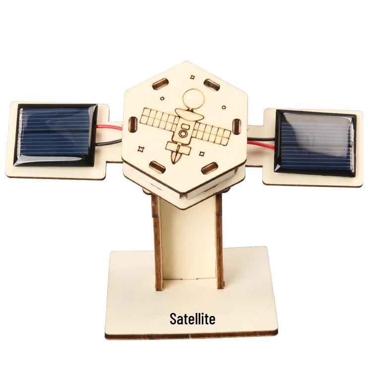 DIY Solar-Powered Electric Satellite Model Kit for Small-Scale Aerospace Science Projects