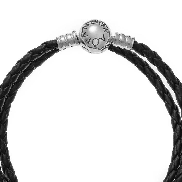 Pandora Original Design 925 Silver Bracelet Women Bracelet Black 590745CBK-D3
