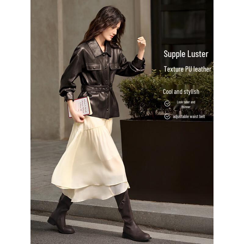 

XWI Women s Premium Autumn/Winter Leather Jacket L