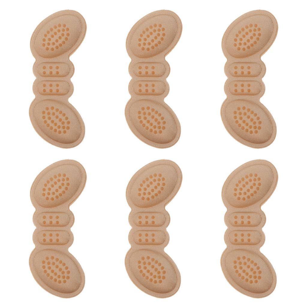 6Pcs Heel Cushion Pads Ultra-Thin Self-Adhesive Soft Gel Inserts Pain Relief Prevent Blisters Calluses Pressure for High Heels