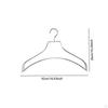 Clothes Drying Rack with Wide Shoulder Design for Coats