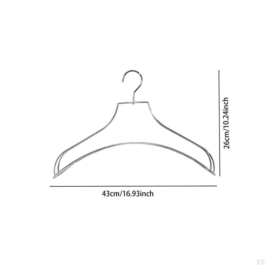 Clothes Drying Rack with Wide Shoulder Design for Coats
