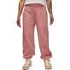 Jordan Knitted Sweatpants Women's Pink Moderate Cuffed Pants FB5114-618