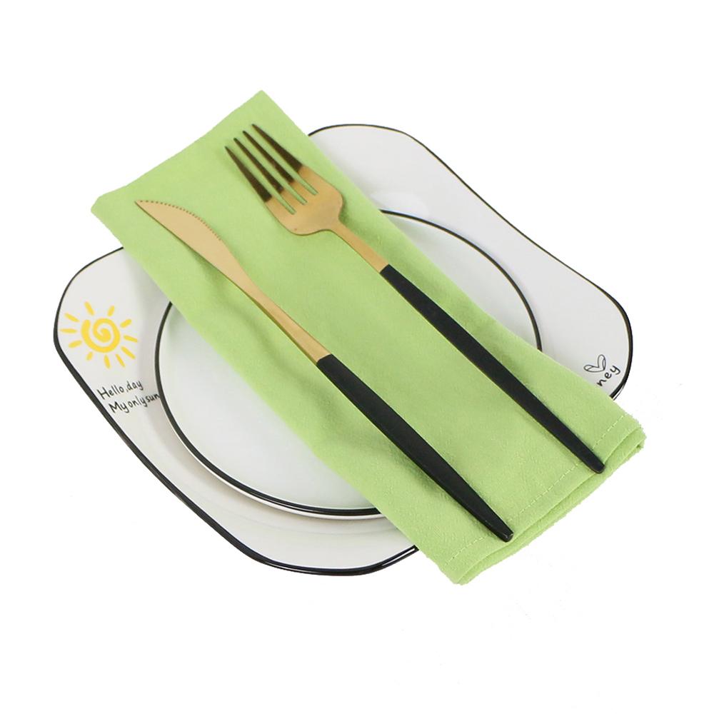 6 Pcs Serving Cloth Napkins 30x45cm Natural Cotton Fabric Serviette Kitchen Tea Table Towels for Wedding Decoration Baby Shower