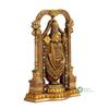 Tirupati Balaji Idolek z drobnym metalicznym wykończeniem Dekoracyjna ręcznie wykonana Murti Tirupati Balaji do domu, biura i jako prezent Rzeźba, Złota, Opakowanie 1 szt.