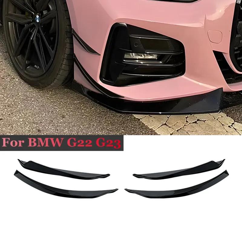 4pcs Front Bumper Lip Splitter Canards