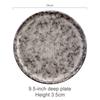 Creative and beautiful ceramic plates serving plate Retro tableware Western plate With steak for breakfast plates Japanese plate