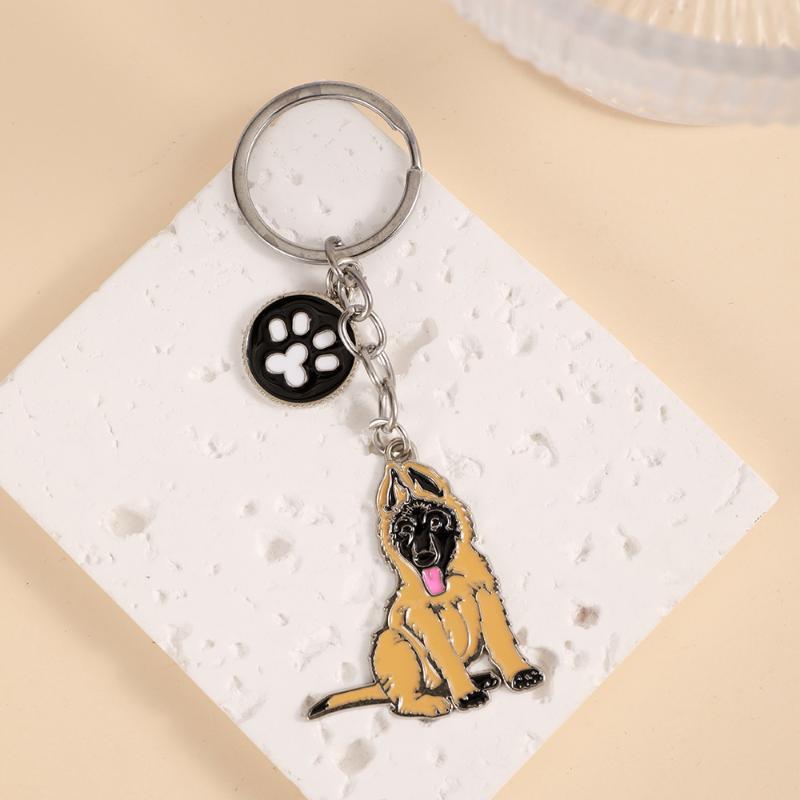 1 Pcs Women Bag Jewelry Pet Dog Golden Retriever Animal Dog Keychain Dog Pendant Pet Keyring Pet Keychain