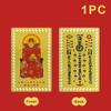 2027 Tai Sui Feng Shui Prayer Card Gold Foil Exorcism Protection Safe Lucky  for Office Desk Car Decor Souvenir Gift