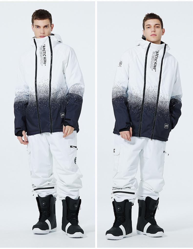 Unisex Winter Ski Suit: Windproof, Water-Repellent Jacket and Pants for Outdoor Snowboarding and Skiing.