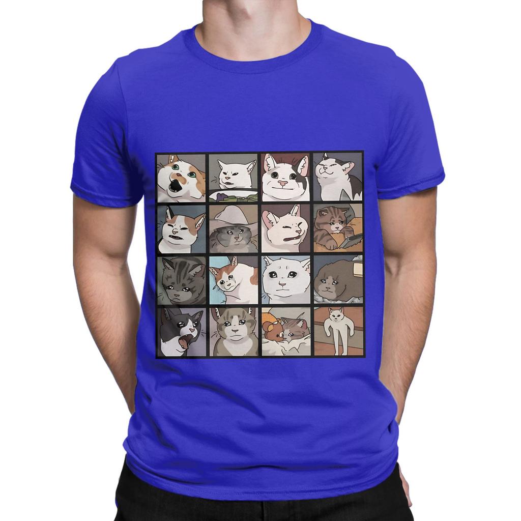 Meme Cats Novelty 100 Cotton TShirt Meme Tees Tops For Unisex