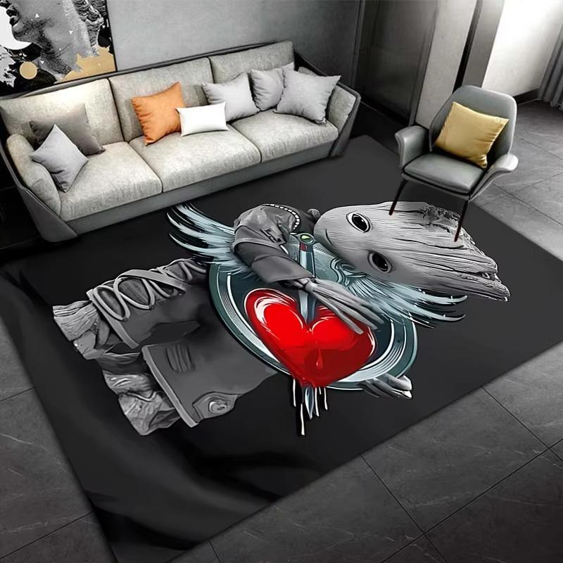 Marvel-Groot Avengers Little Tree Man Carpet for Living Room Home Decor Large Area Bedroom Floor Rug Non-slip Easy Mat