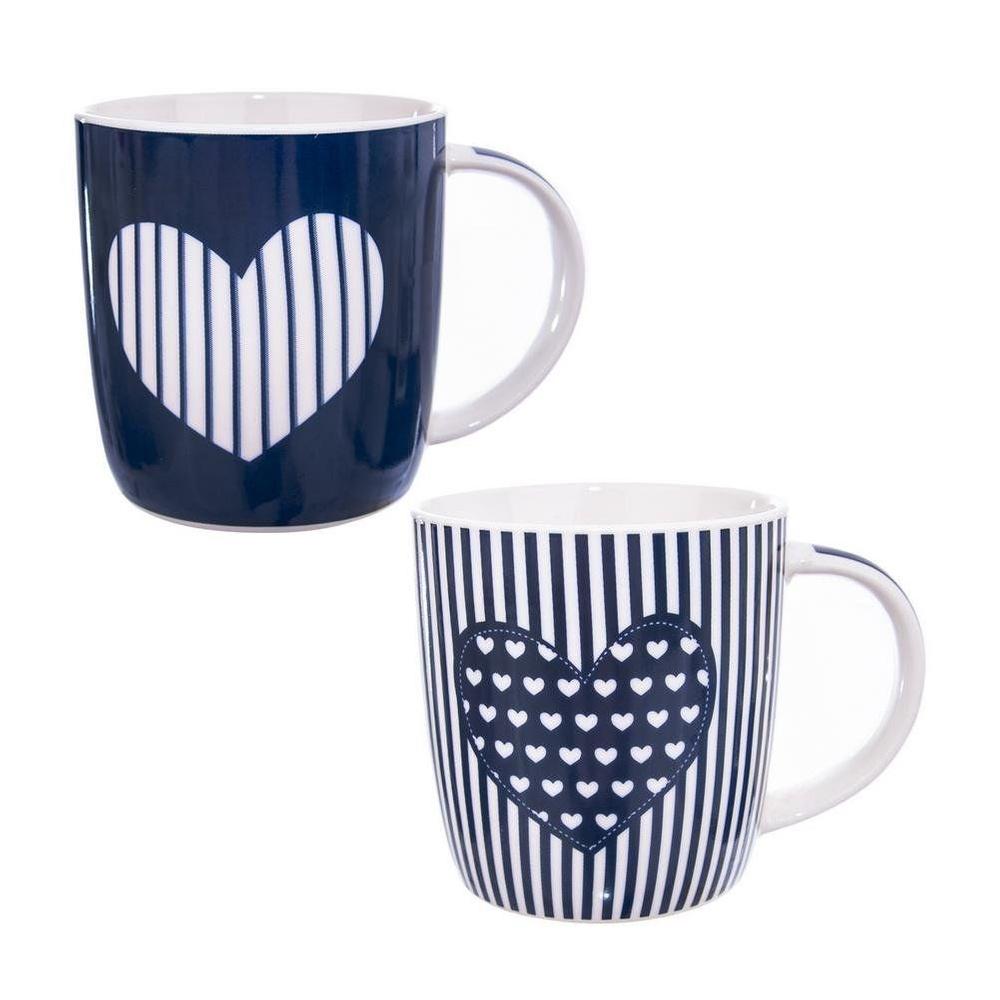 Porcelain mugs 390 ml 2 pcs.
