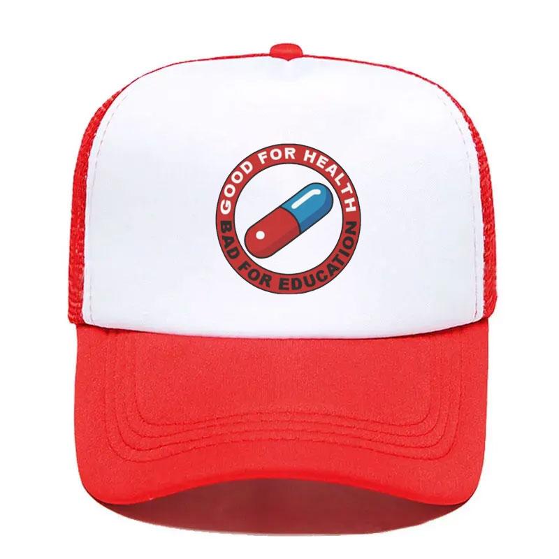 Akira Pill Trucker Hat Adult Manga Neo Tokyo Kaneda Unisex Adjustable Baseball Cap Men Women Outdoor Snapback Hats Adult Size