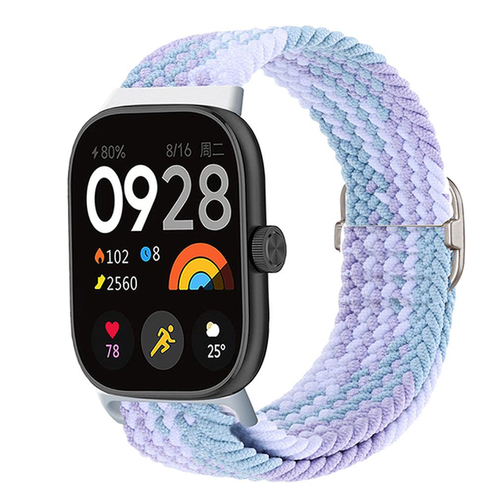 Nylonowa pętelka do zegarka pasek do Redmi Watch 4 akcesoria sportowe oddychający pasek zamienny bransoletka Xiaomi Mi Band 8 Pro pasek