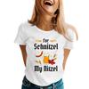 Oktoberfest Letter Print T-Shirt for Men Women, Casual Short Sleeve Tee
