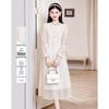 Elegant Lace Long Sleeve Mid-Length Dress