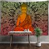 Indian Buddha Meditation Chakra Tapestry Wall Decoration Mandala Tapestry Witchcraft Bohemian Hippie Home Decoration Yoga Mat Bl