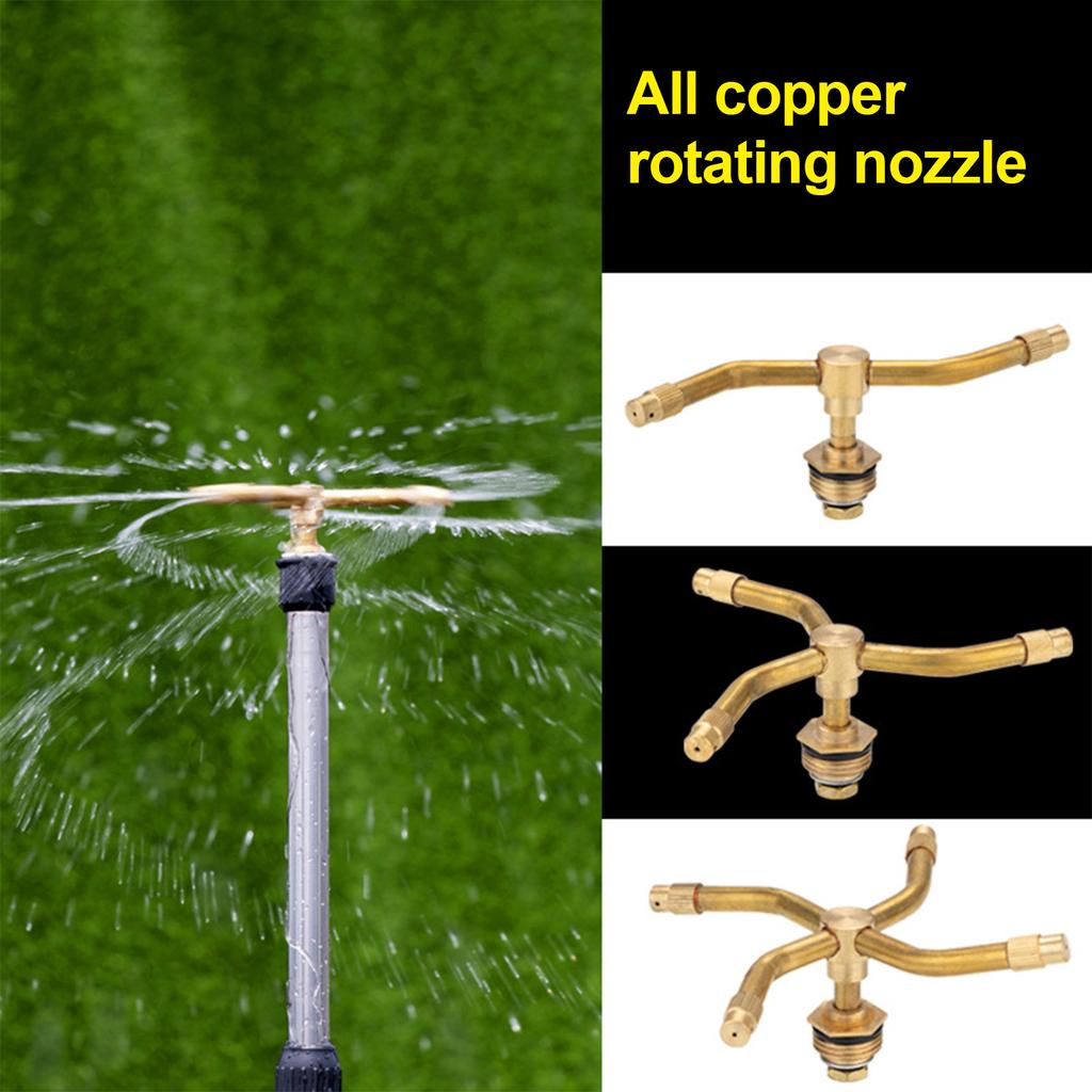 Three Pronged Sprinkler Head (with Video), 4 Point Two Pronged, Three Pronged, Four Pronged Rotating 360 Degree