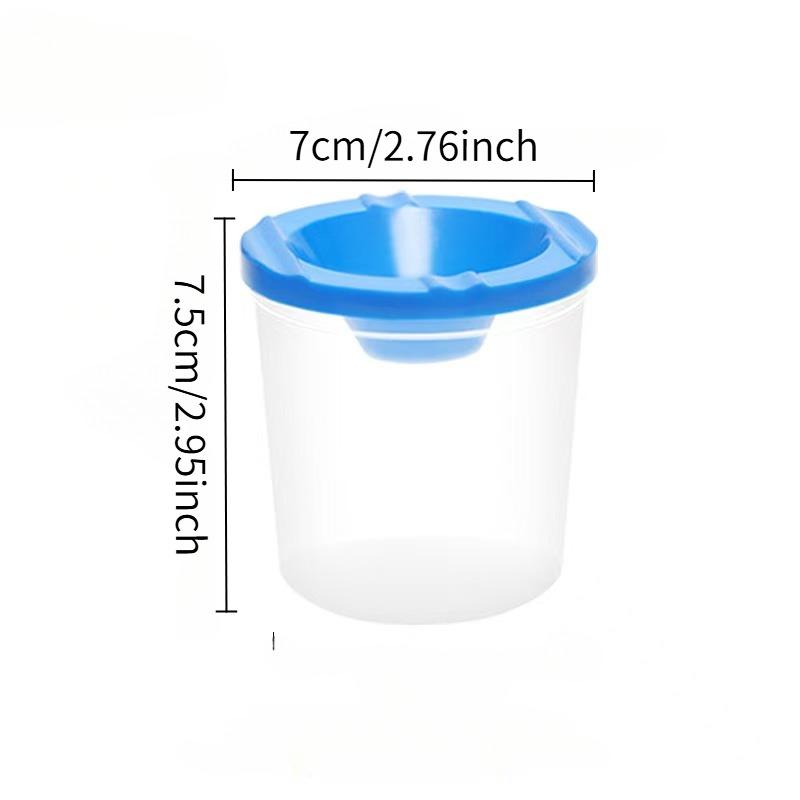 1/10pcs Children's Painting Pen Wash Cup DIY Art Graffiti Paint Pen Wash Bucket Watercolor Gouache Diy Nail Brush Pen Wash Cup