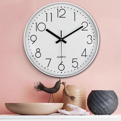 10 Inches 25 Cm Simple Creative Fashion Nordic Modern Home Decoration Living Room Clock Mute Personality